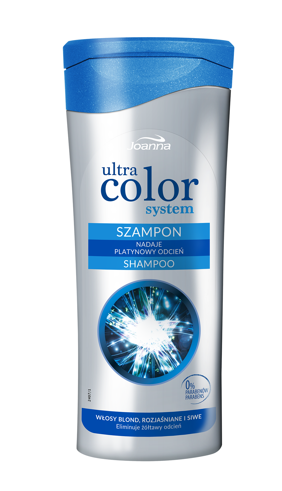 szampon do włosów niebieski