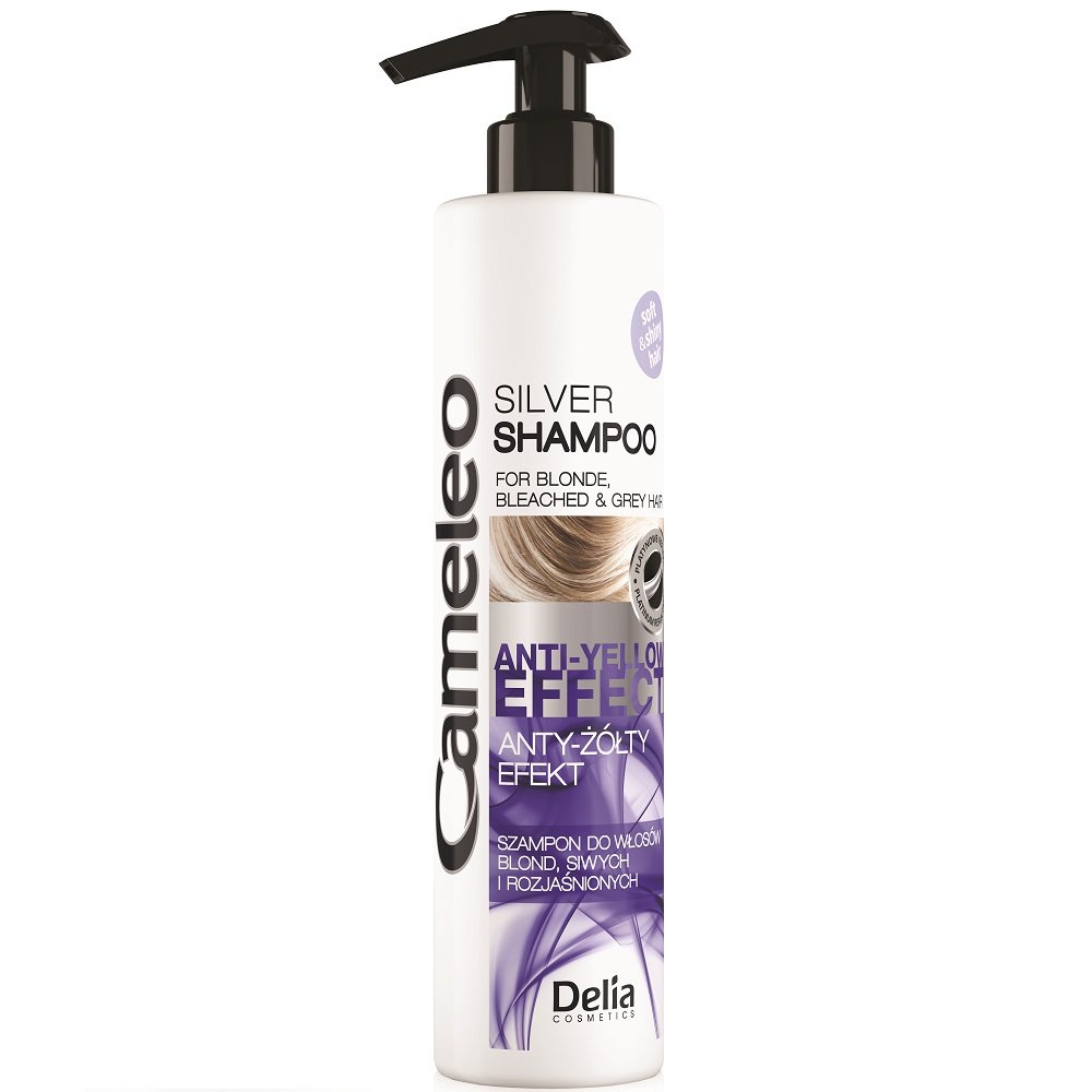 delia cosmetics cameleo silver szampon do włosów blond i siwych