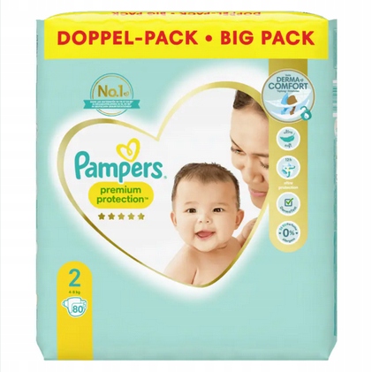 pieluchy pampers 2 80 szt