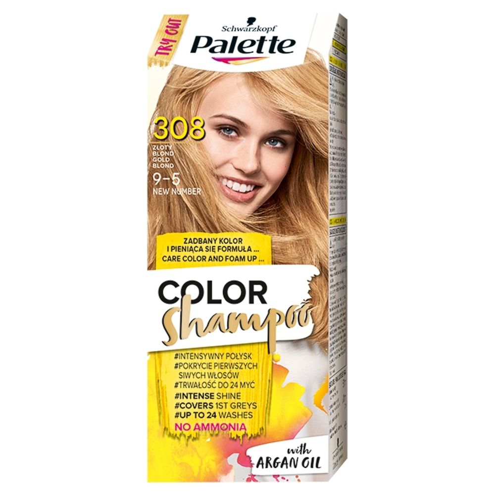 palette szampon koloryzujący do włosów perłowy blond