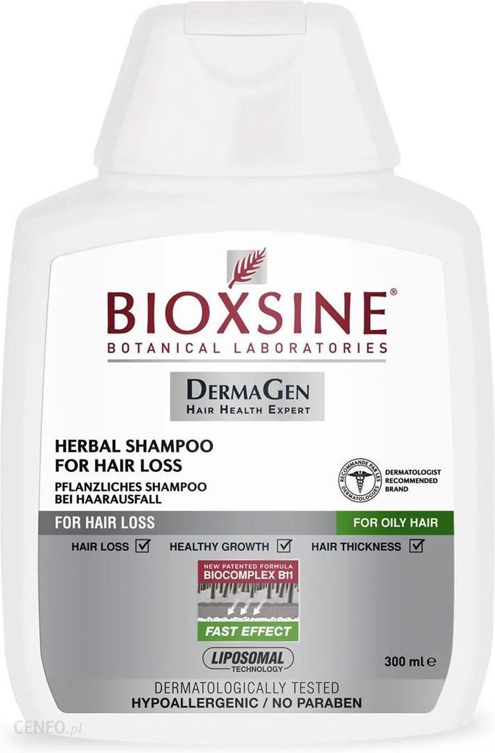 bioxsine szampon do włosów tłustych opinie