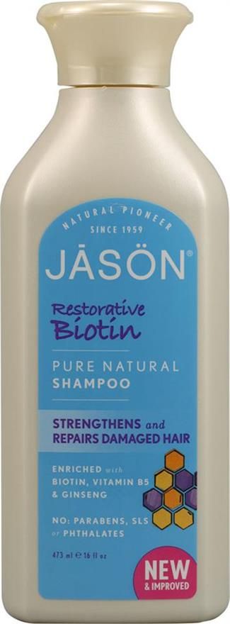 odbudowujący szampon z biotyną jason