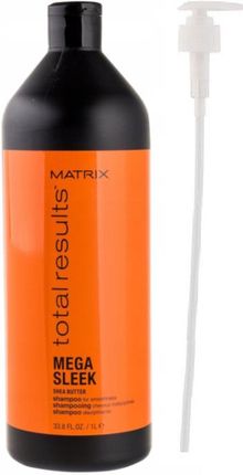 matrix total results mega sleek shampoo szampon wygładzajacy 1000 ml