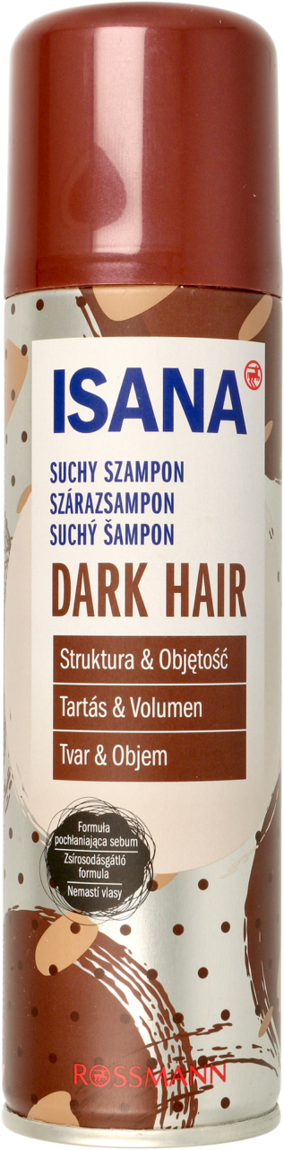 isana suchy szampon brown
