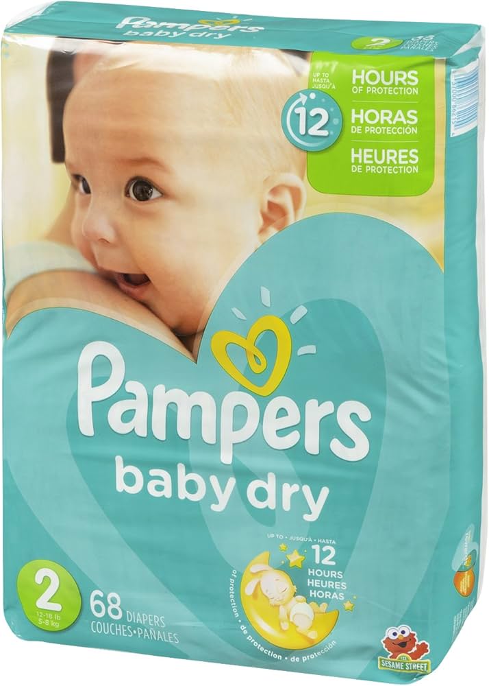 pampers new baby dry 2 68 szt