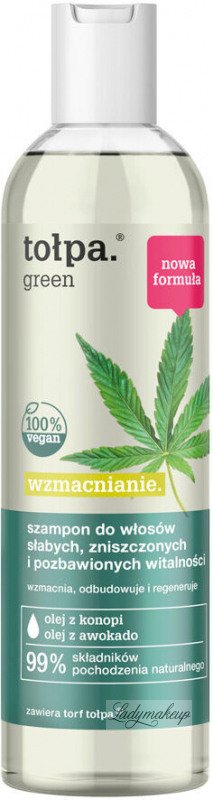 tołpa green wzmacniający szampon do włosów osłabionych 300 ml