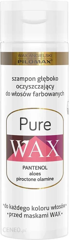 szampon do włosów farbowanuch wax oponoe