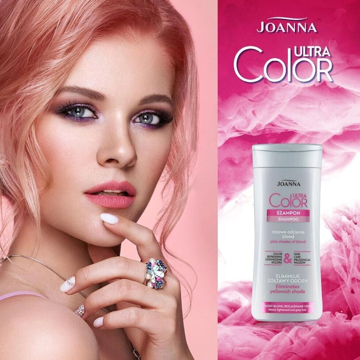szampon rozowy joanna efekty