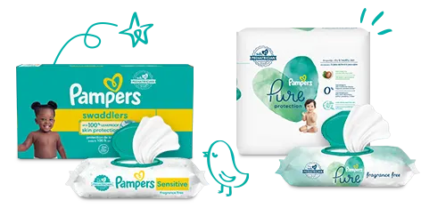 pampers products