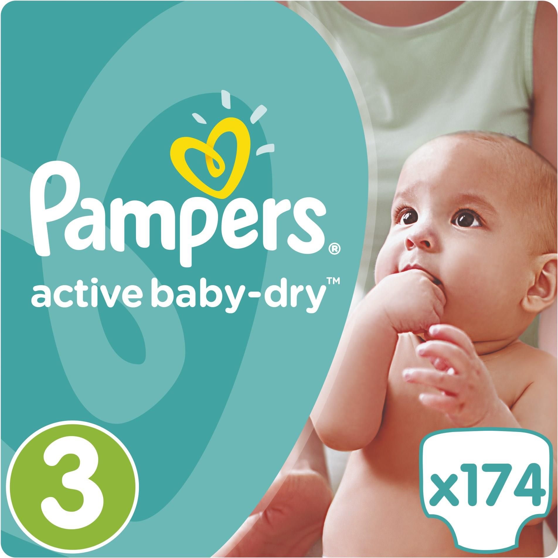 pampers.active dry 3 74.szt