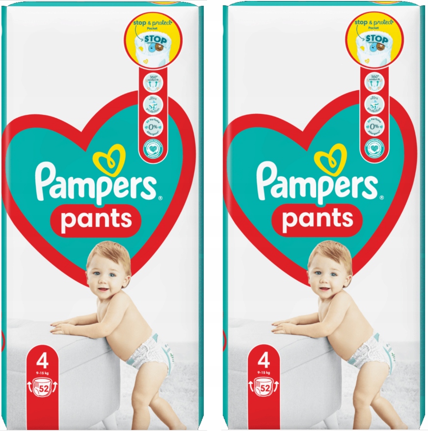 pampers 104 sztuki