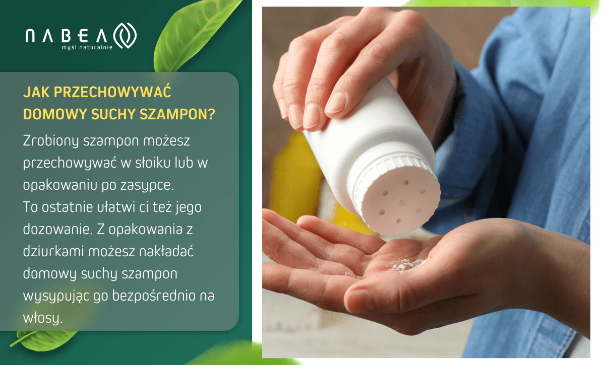 diy suchy szampon w sprayu