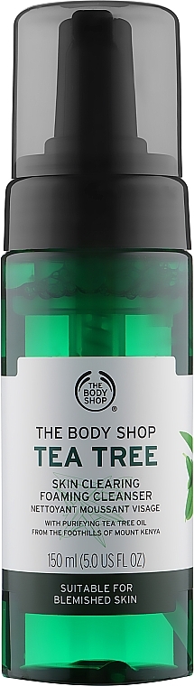 pianka do twarzy tea tree oil the body shop