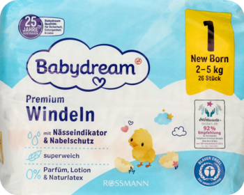 rossmann produkty pieluchy babydream