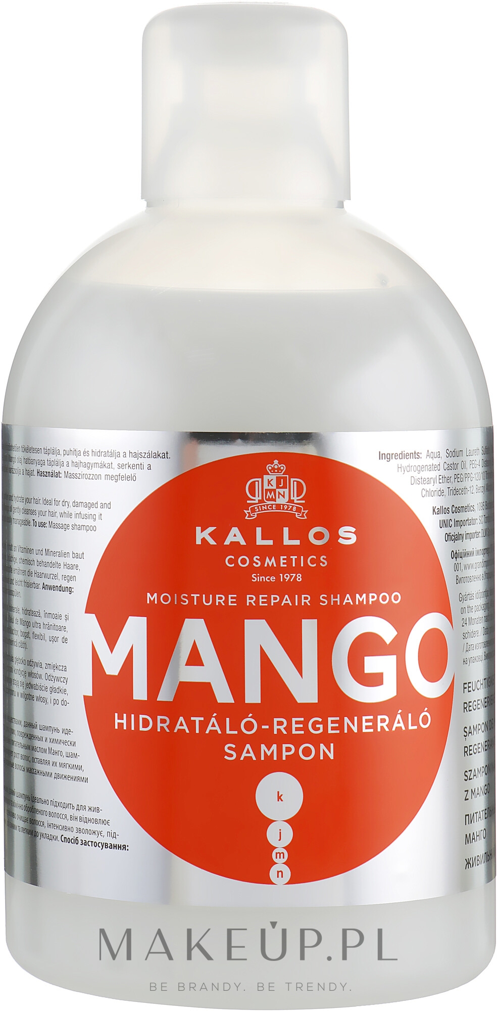 kallos mango szampon skład