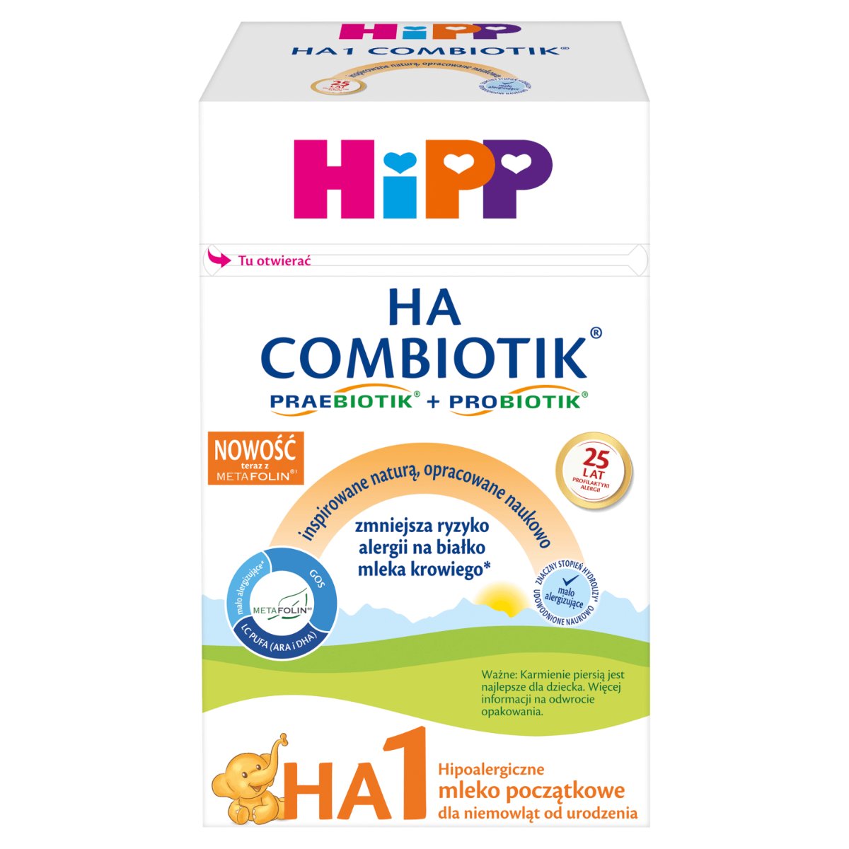 hipp chusteczki do ciała hypoalergiczne nawilżane 4x52