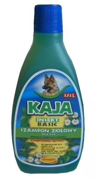 szampon przeciw pchłom i kleszczom dla psa