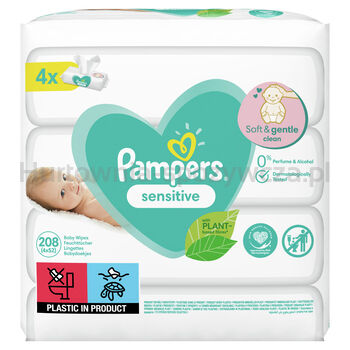 pampers chusteczki sensitive 54 szt cen