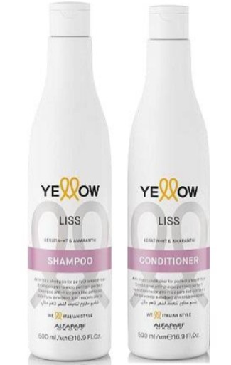 alfaparf yellow liss therapy szampon prostowane