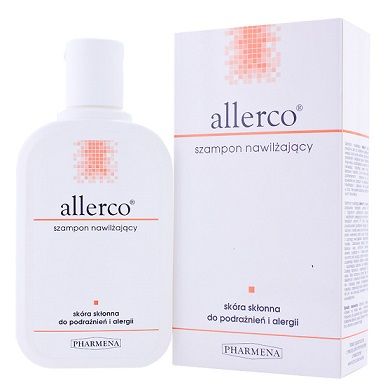 allerco szampon nawilżający do skóry wrażliwej i skłonnej do alergii