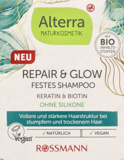 alterra repair szampon odbudowujący organiczny