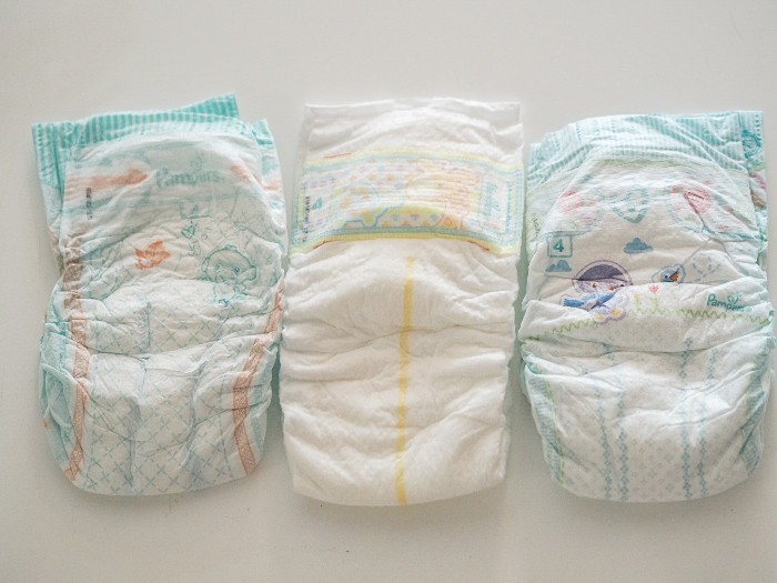 pampers zielone a pomarańczowe