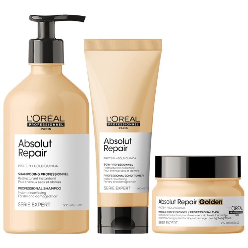 zlota maska szampon loreal repair
