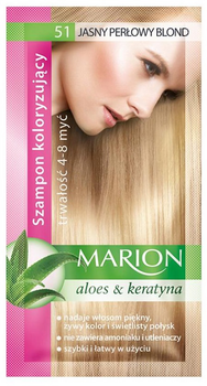 marion szampon koloryzujący jasny perłowy blond