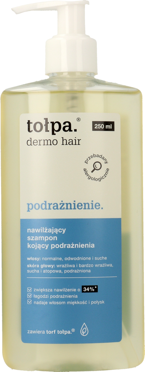 tołpa dermo hair szampon nawilżający kojący