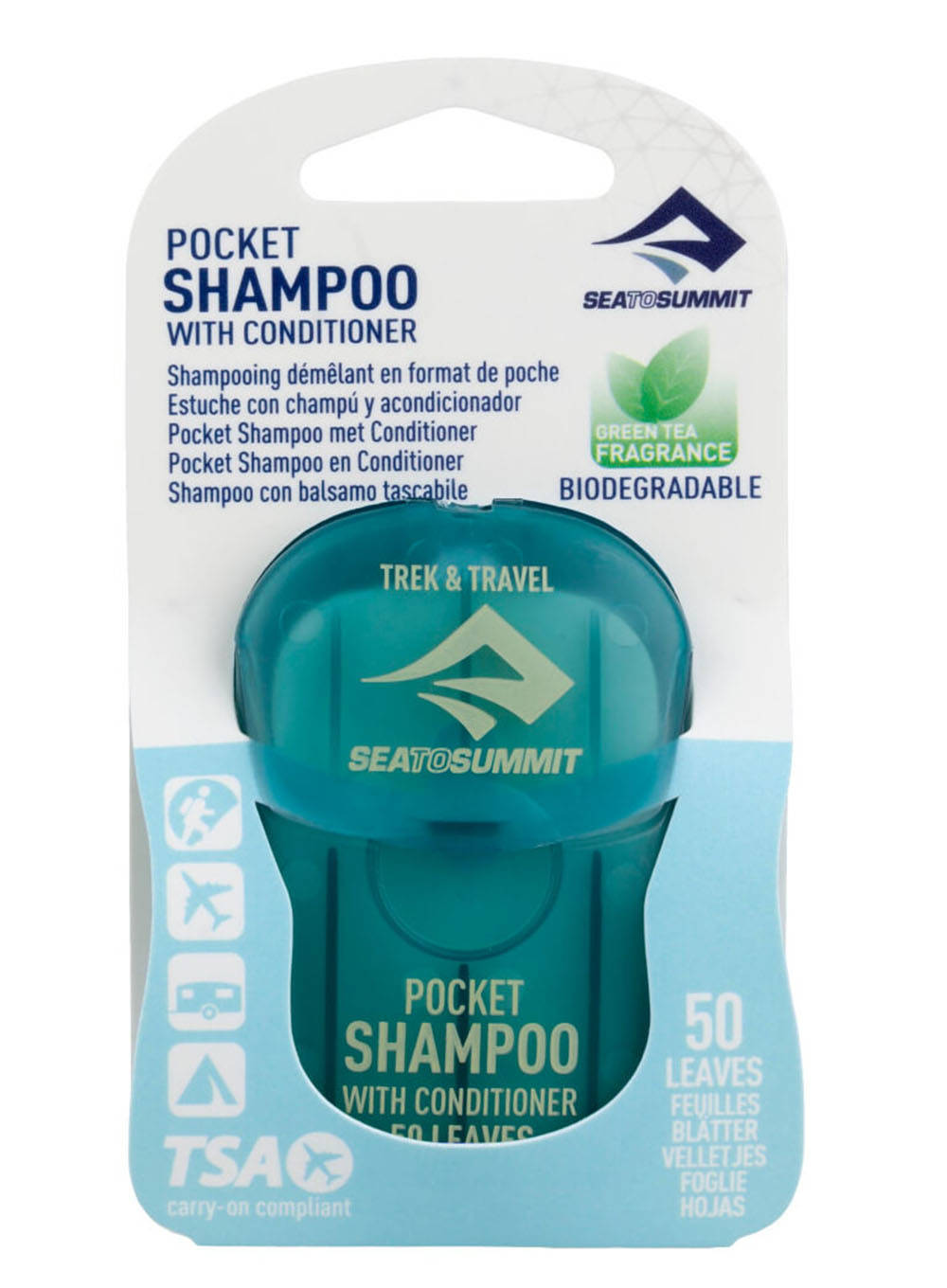 szampon etykieta z listkiem