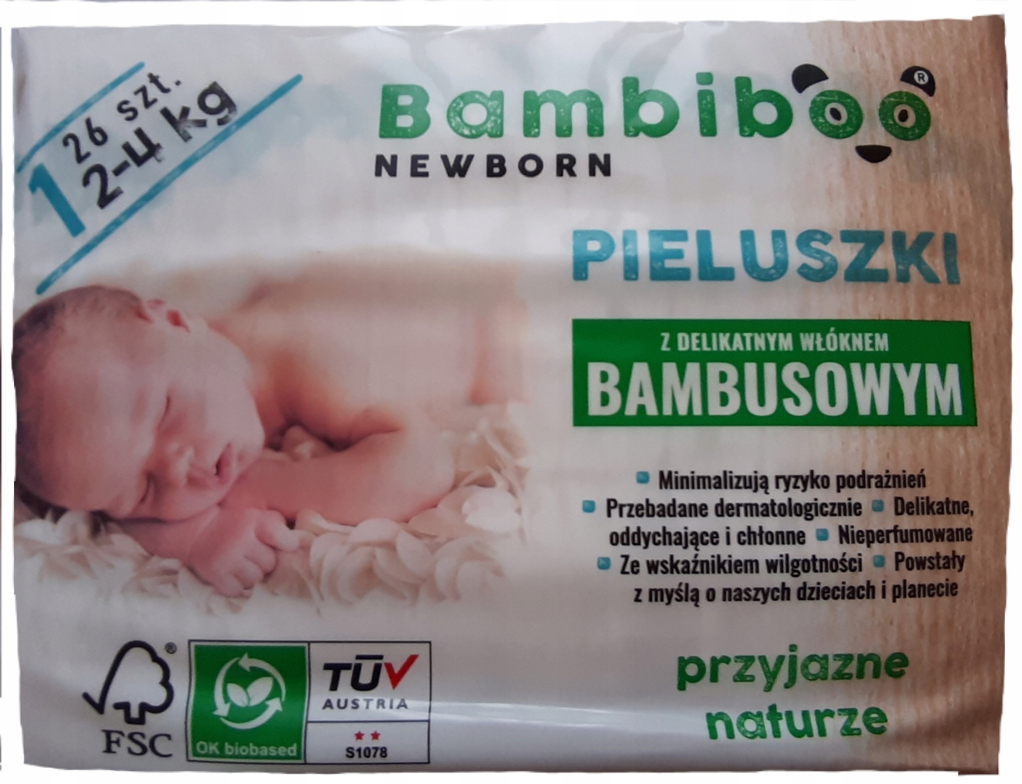 bambiboo mini pieluchy bambusowe