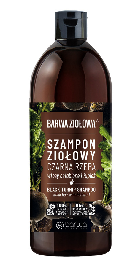 barwa szampon do włosów czarna rzepa 480ml