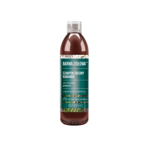 barwa ziołowa rumiankowy szampon do włosów jasnych
