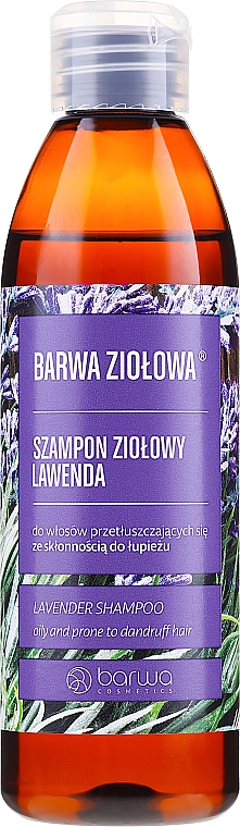 barwa ziołowa szampon lawenda