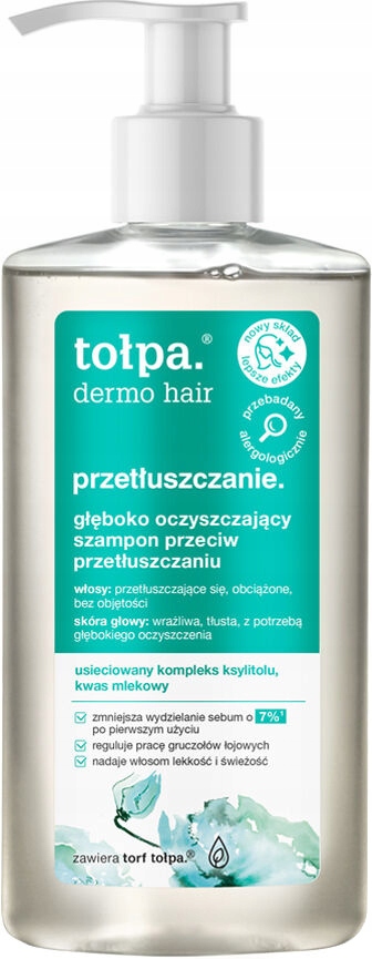 dermo hair głęboko oczyszczający szampon przeciw przetłuszczaniu 250 ml rosmann