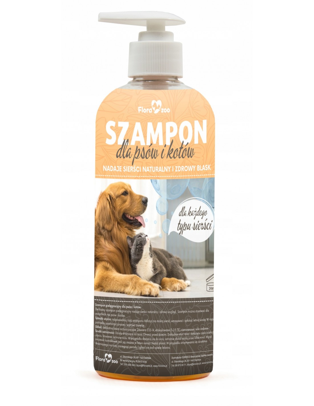 żółtko szampon dla psa