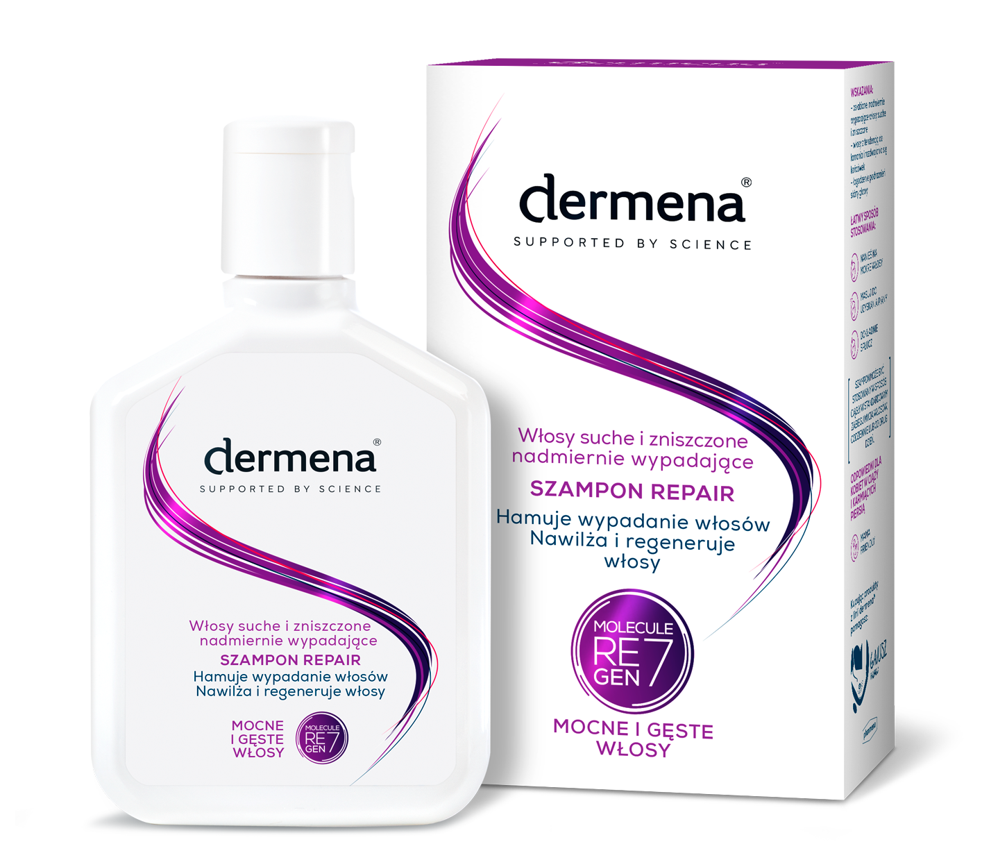 dermena repair zestaw szampon 200 ml odżywka 200