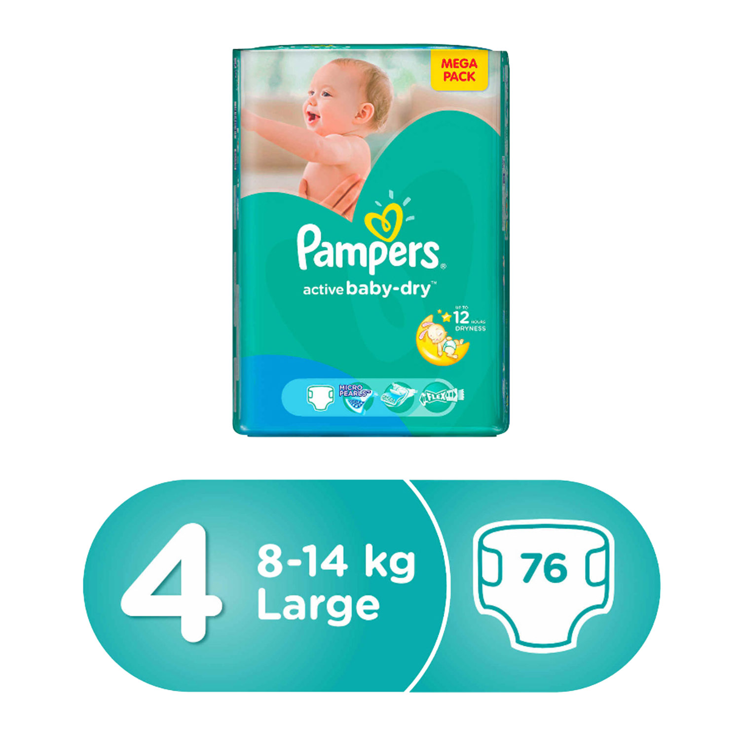 pampers active baby maxi pack 4