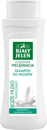 biały jeleń szampon kozie mleko