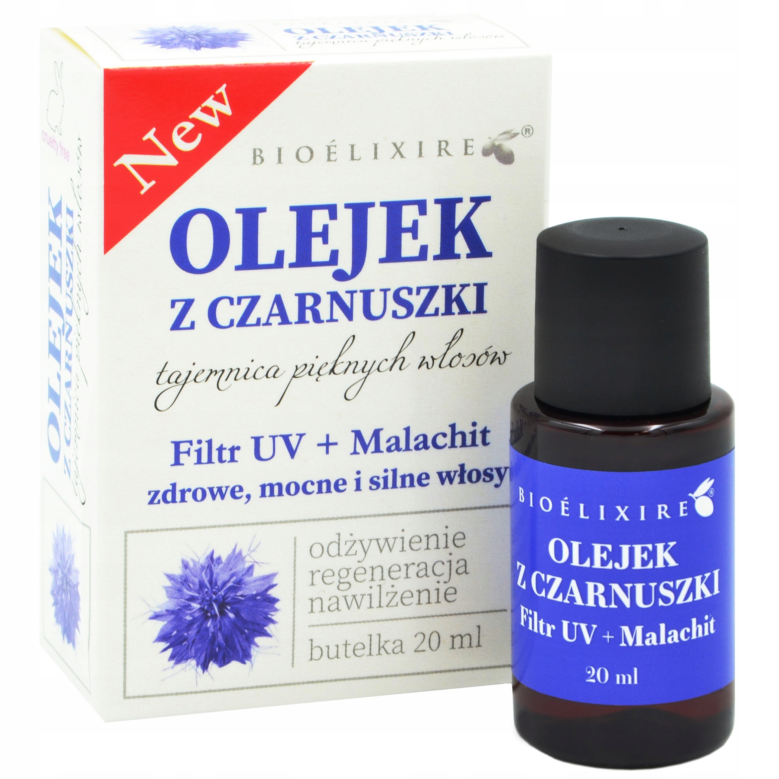 bioelixire olejek do włosów z czarnuszki