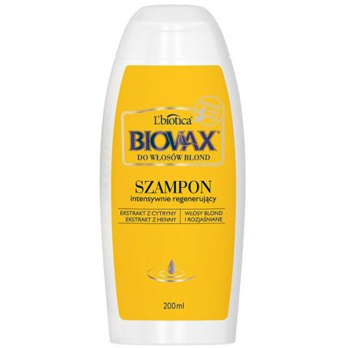 biovax do włosów blond szampon