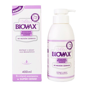biovax do włosów ciemnych szampon