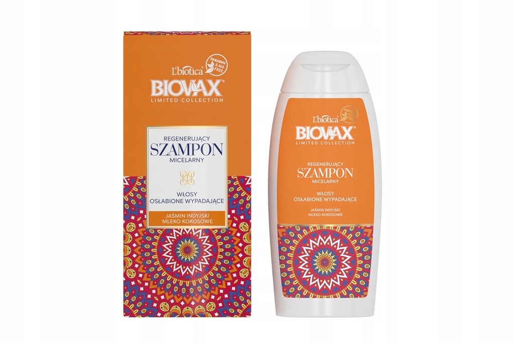 biovax jaśmin indyjski mleko kokosowe szampon