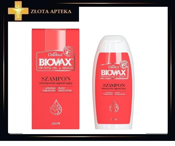biovax opuntia oil & mango szampon cena