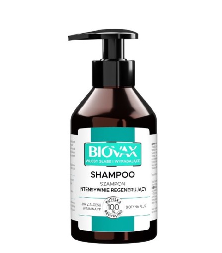 biovax szampon intensywnie regenerujący vit pp i aloe vera