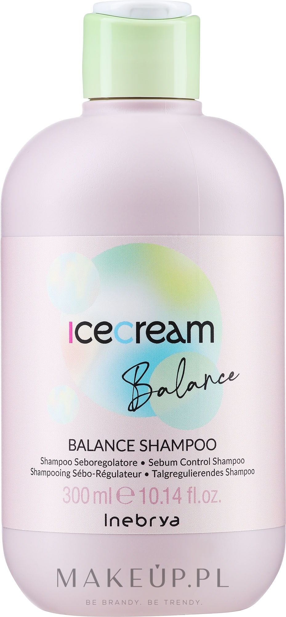 inebrya ice cream balance szampon do włosów pretłuszczających się 1000m