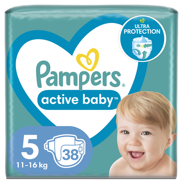 pampers active baby 5 38szt