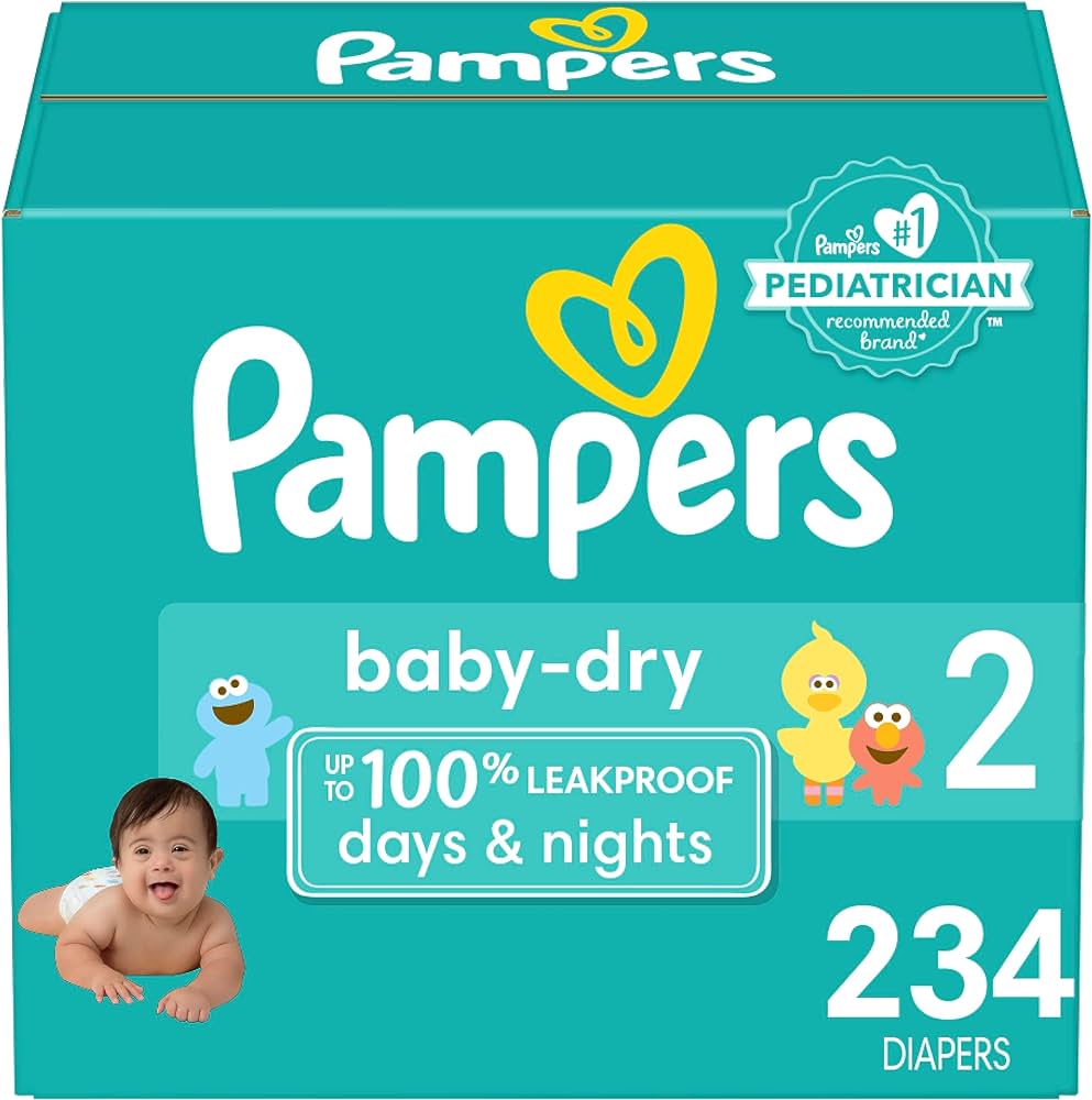 pampers 2 new baby baby dry