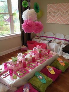 pamper party ideas