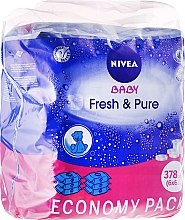 nivea baby chusteczki nawilżane pure & fresh